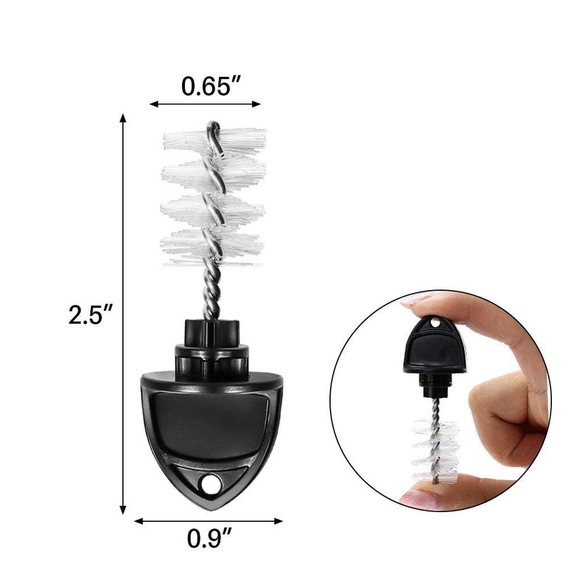 Ferroday 15 Beer Faucet Tap Plug Brush for Beer Faucet Plug Draft Beer Tap Cover Tap Plugs Beer Brush Plugs Beer Faucet Brush Caps Cover Beer Faucet Kegging Tap Cleaning Brush- 15 Pack keg Beer Tap Brush Plug - Image 3